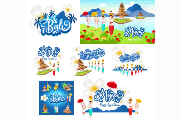 Bali Social Media Post Mockup Set – Graphic Templates for Visual Impact