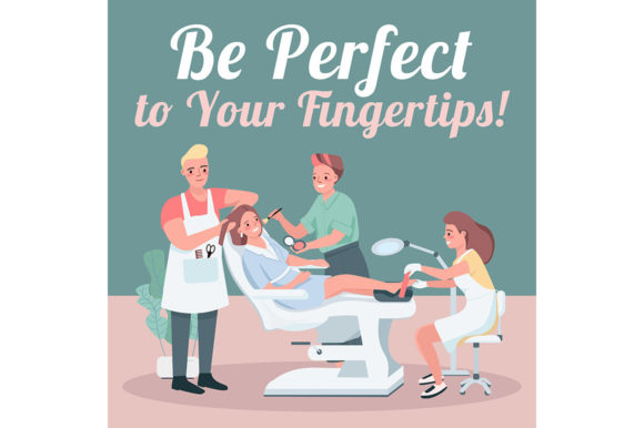 Beauty Salon Social Media Post Mockup: A Graphic Template for Modern Publishing