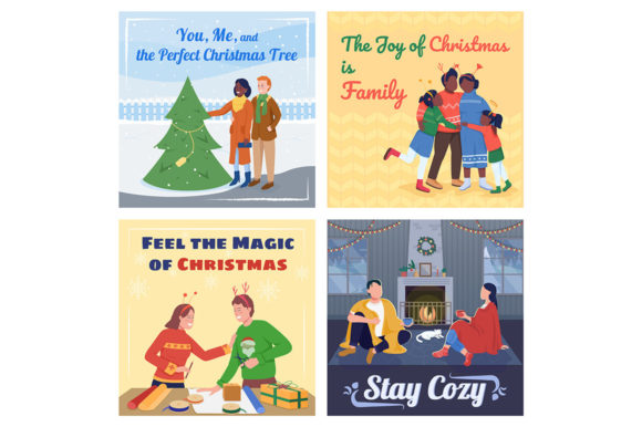 Celebrate Holiday Together Mockup Bundle - Graphic Templates for Festive Design