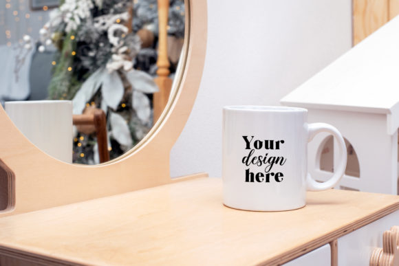 Christmas Mug Mockup: A Graphic Design Asset for Mugs Amp