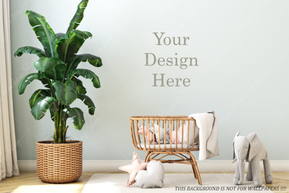 Empty Wall Mockup Nursery - 883 Review