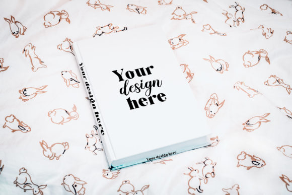 Hardcover Book Mockup. Nursery Book 1 for Graphics and Book Amp Projects
