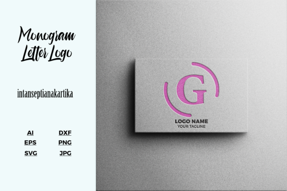Logo Letter G Mockup Texture for Logos and Graphics