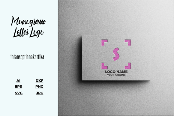 Logo Letter S Mockup: A Graphic Design Asset for Logos and Branding