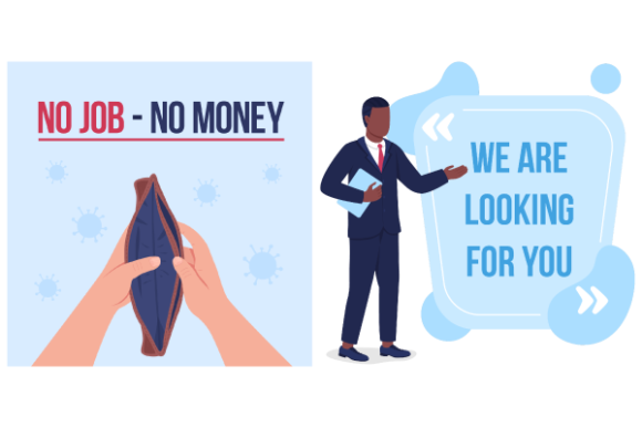 Unemployment Social Media Post Mockup - Graphic Templates for Branding