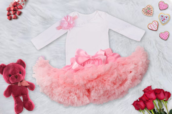 VALENTINE BABY SHIRT MOCKUP 5 for Valentine S Day Graphics