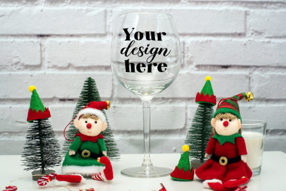 Wine Glass Mockup Elf Mockup 100 for Graphics and Mugs Amp